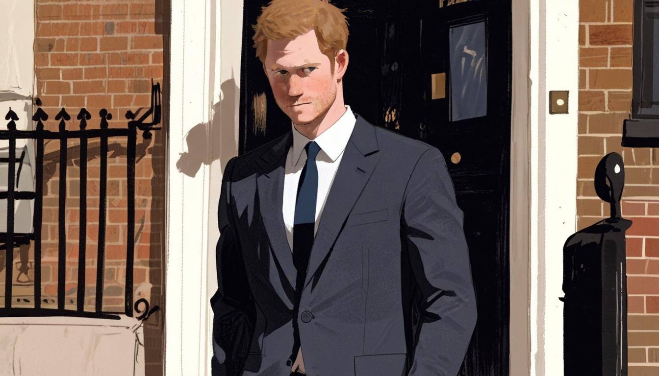 Prince Harry’s door-to-door walk in London raises fresh questions about his wellbeing and safety claims