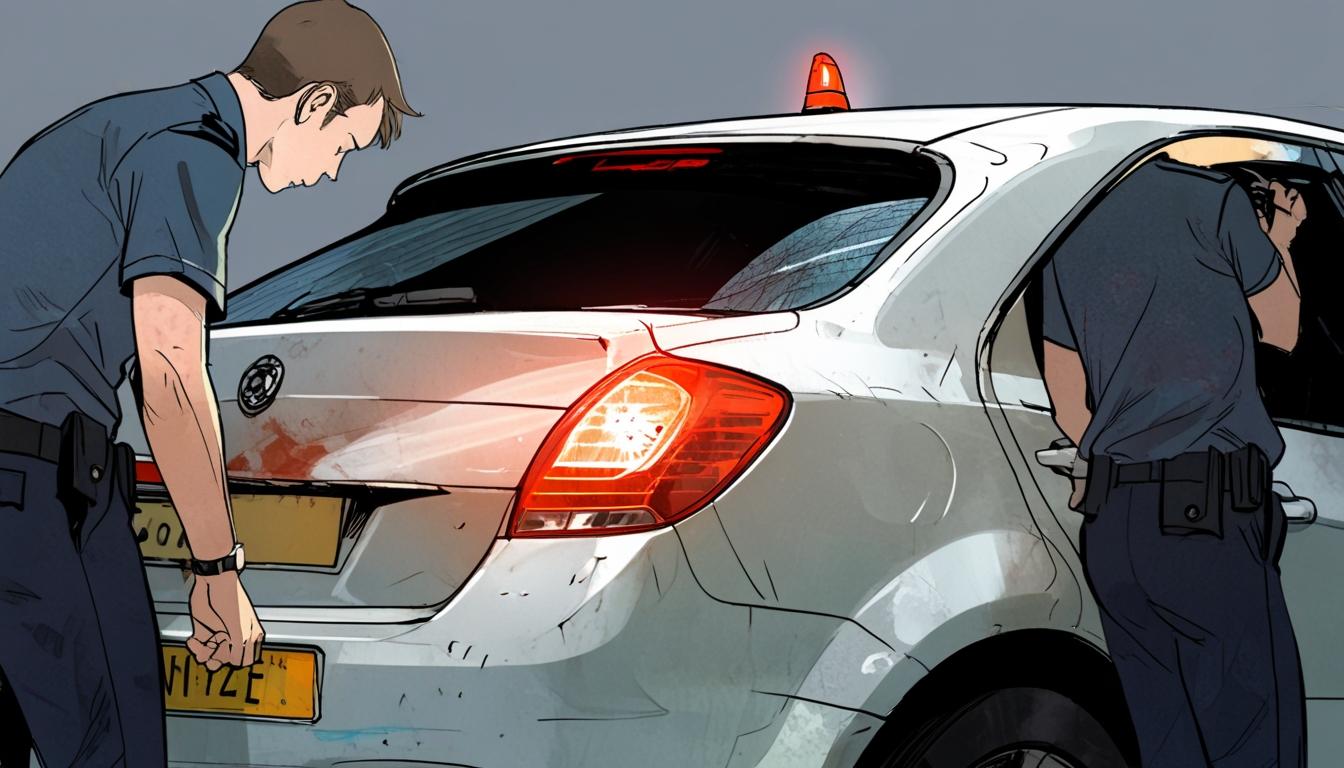 Thames Valley Police seize unroadworthy car with no insurance or MOT on A34