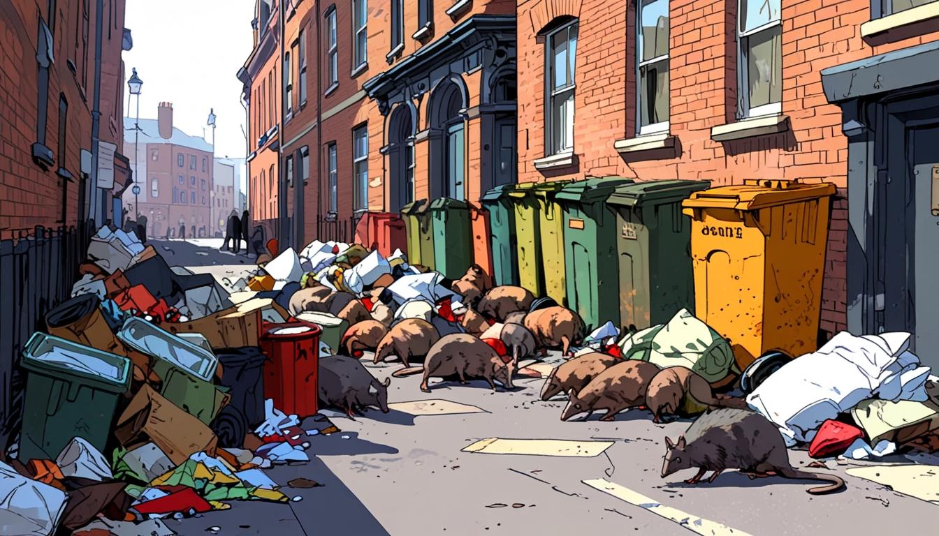 Birmingham’s rubbish crisis deepens as bin workers strike continues into summer