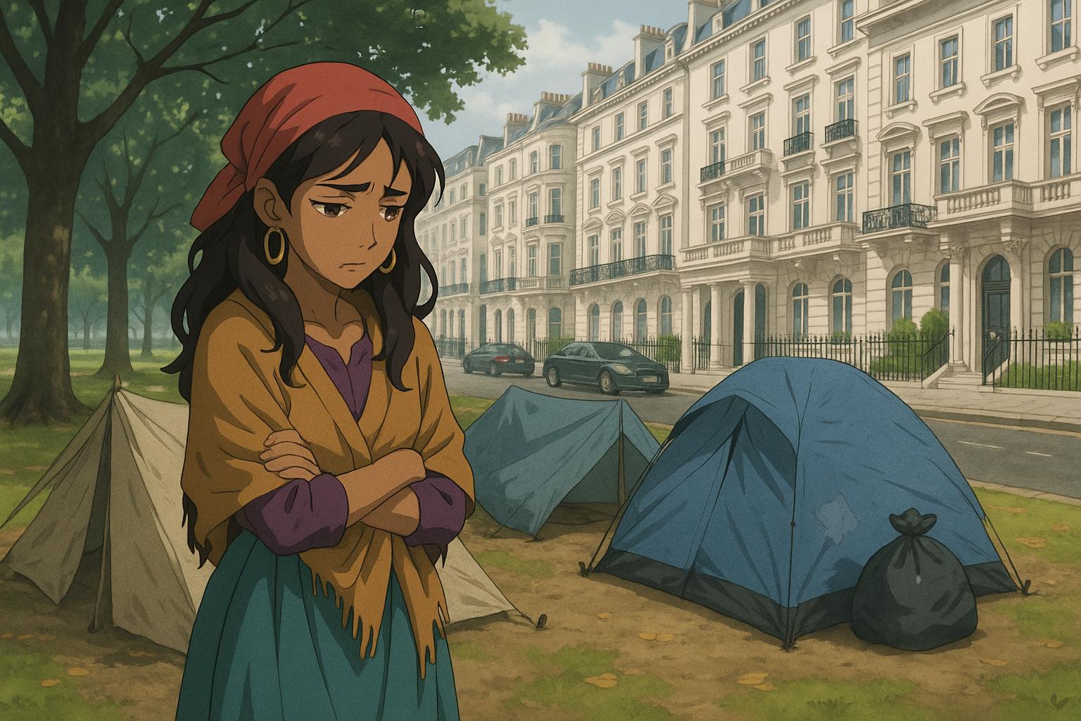 Migrant camp on Park Lane sparks new wave of outrage amid historic cycle of displacement