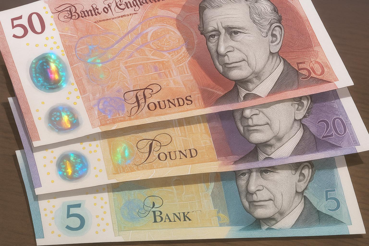 British banknotes each half the width of the next largest denomination, Reddit reveals