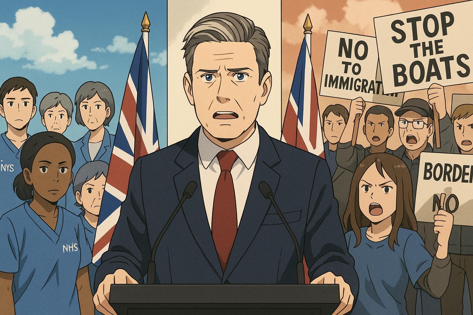 Keir Starmer’s controversial immigration shift echoes historic divides and polarises Labour