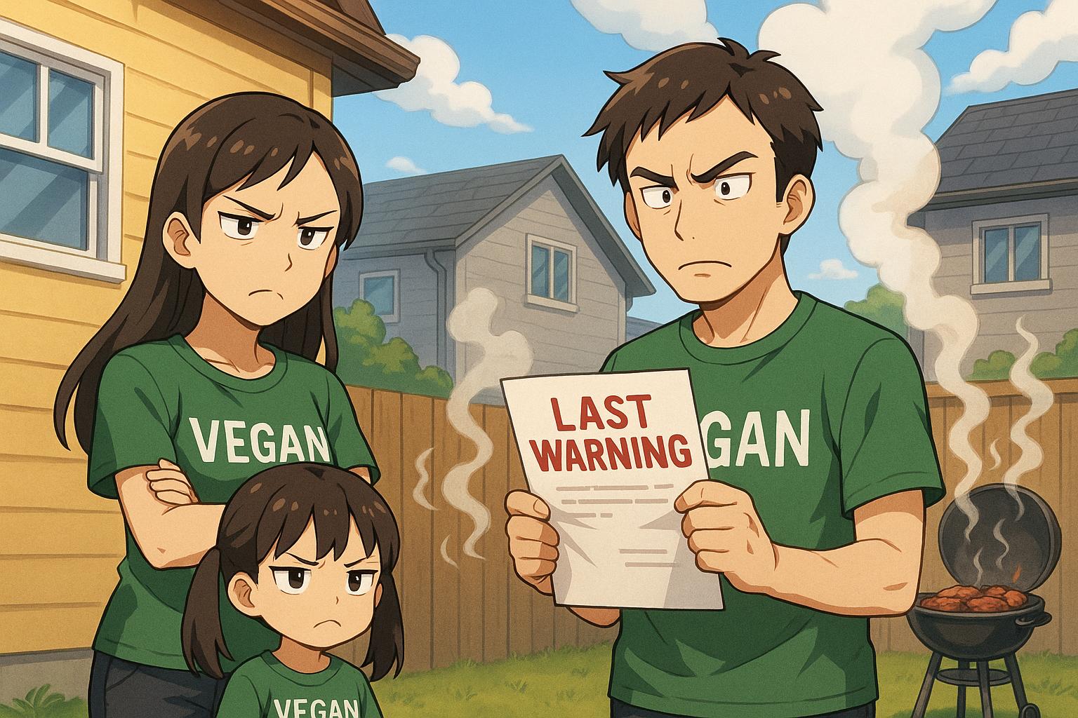 Vegan family’s ‘last warning’ sparks debate over neighbour’s barbecued meat smell in Perth