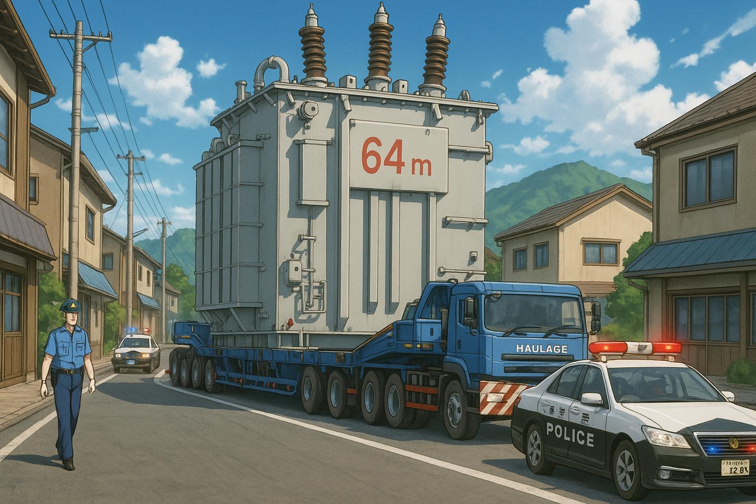 363-tonne transformer journey through Wisbech showcases precision planning and safety measures