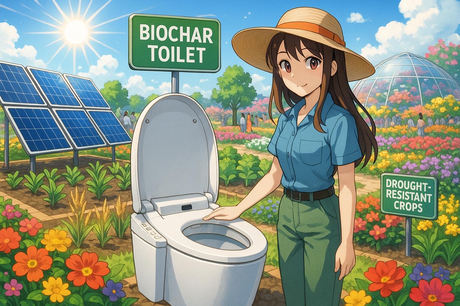 Chelsea Flower Show embraces sustainability with waste-converting toilets and drought-resistant gardens