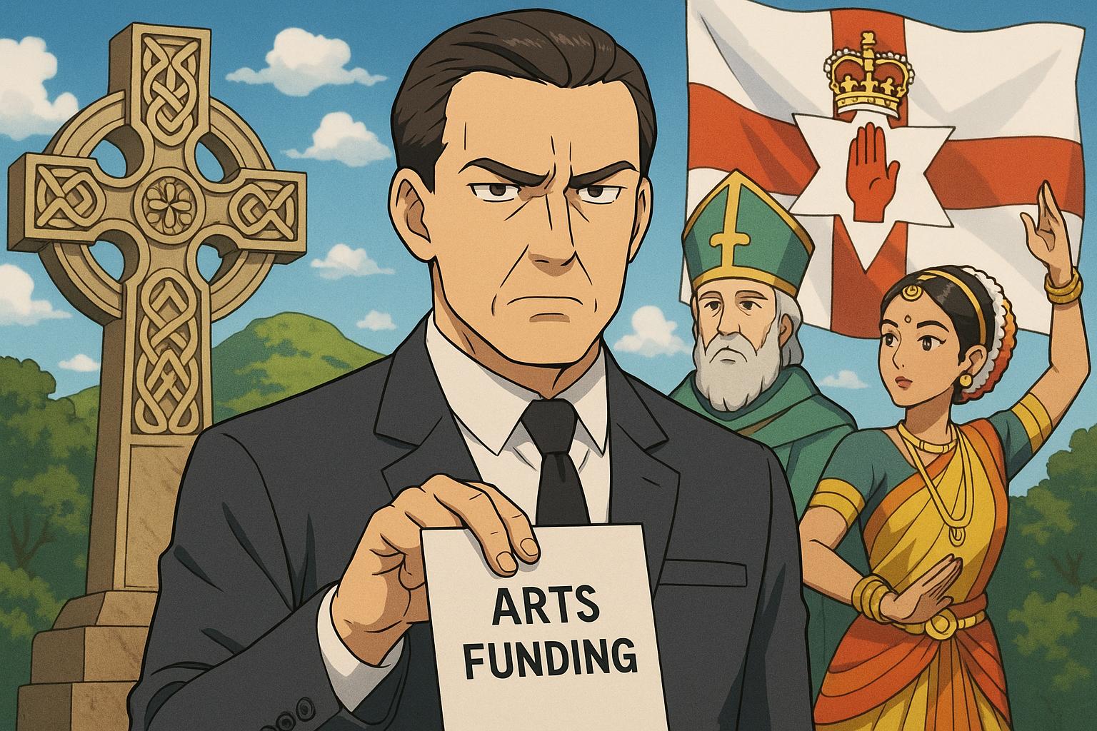 Gordon Lyons warns Arts Council on funding groups showing disrespect to traditions amid cuts