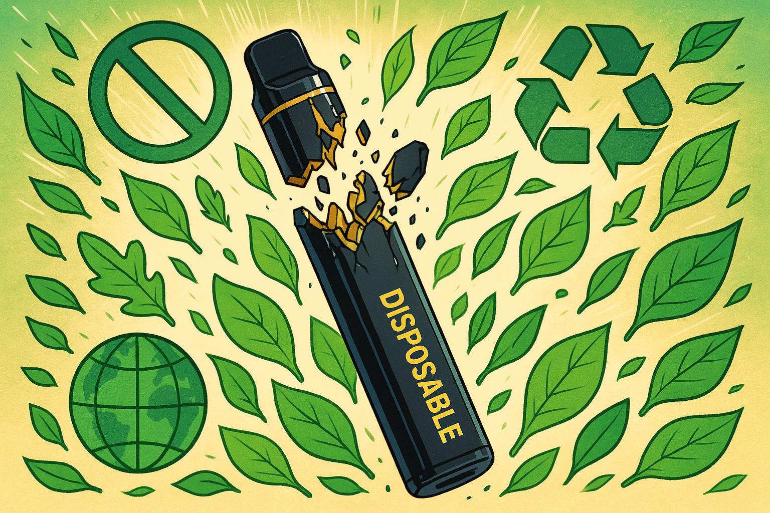 UK to ban single-use vape pens from June 2025 amid environmental and youth health concerns