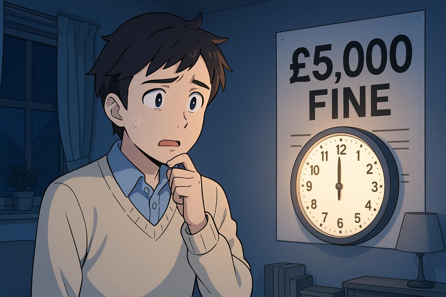Nearly half of British households unaware of £5,000 fines for breaking night-time noise rules