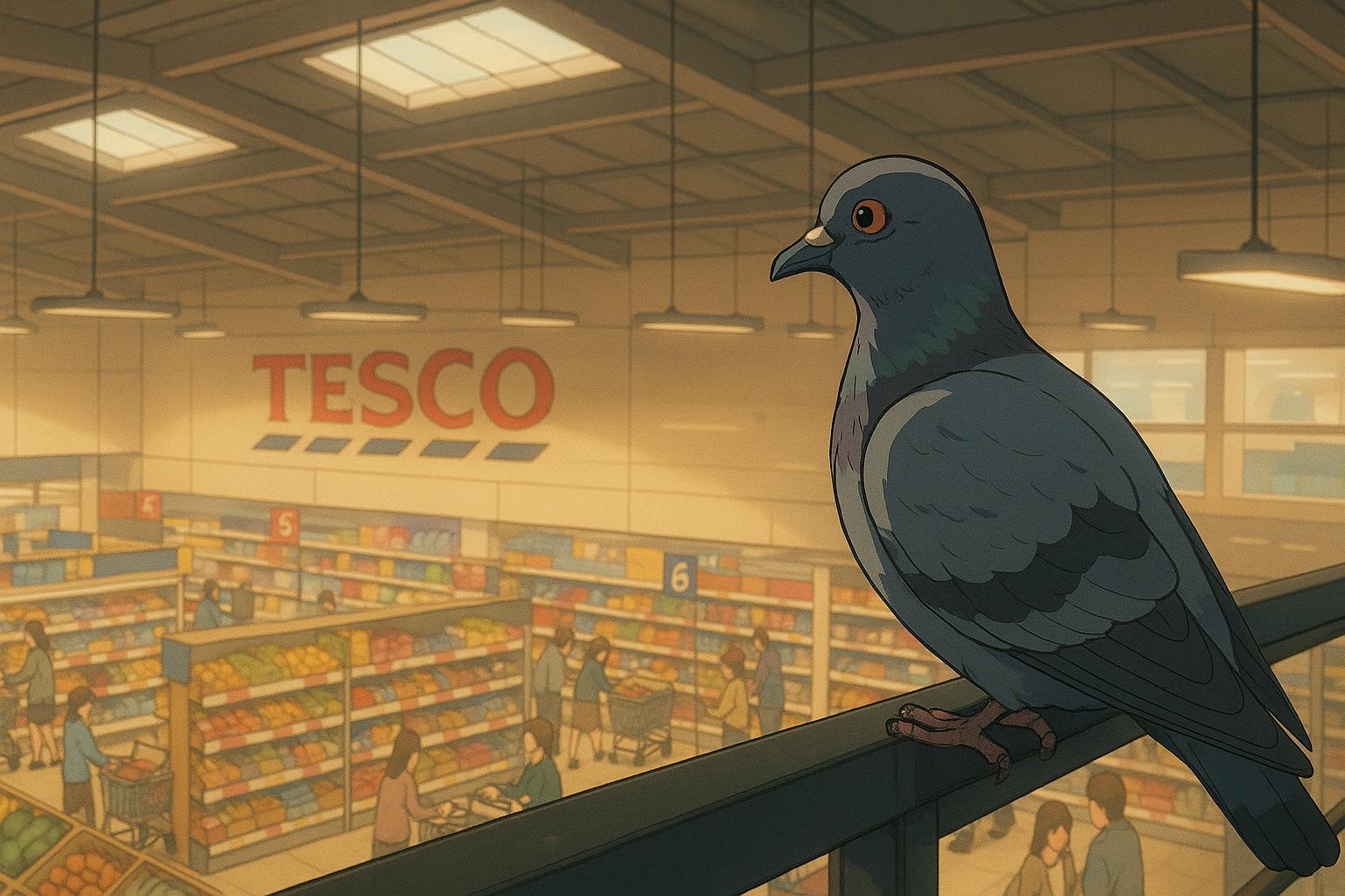 Pigeon trapped for days inside Tesco Extra at Shoreham sparks welfare concerns