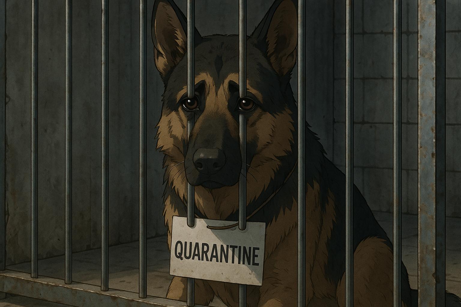 Taxpayer funds spent on quarantining German Shepherd that crossed Channel with migrants sparks political outrage