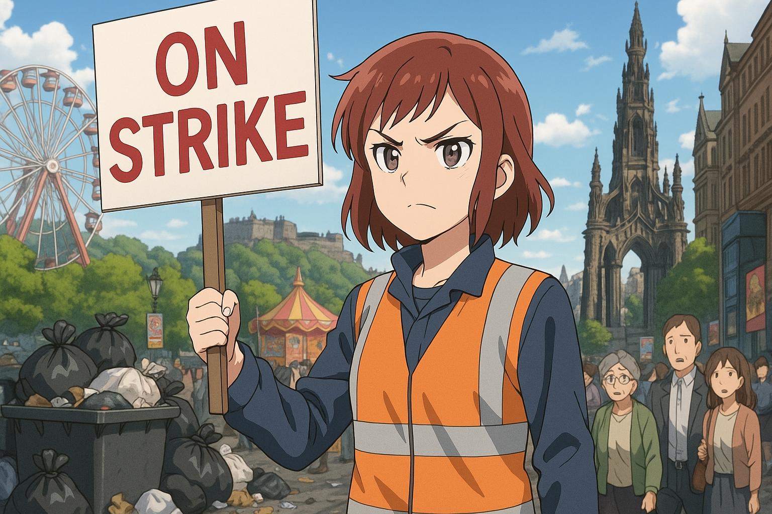 Edinburgh faces new strike threats as council workers reject pay offer ahead of festival season