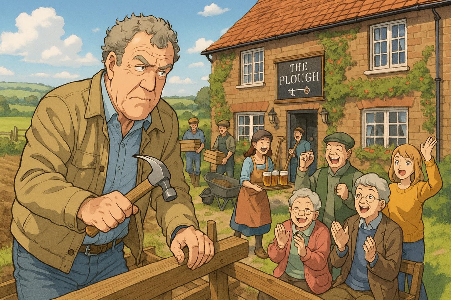 Jeremy Clarkson spotlighting rural loneliness by reviving village pubs