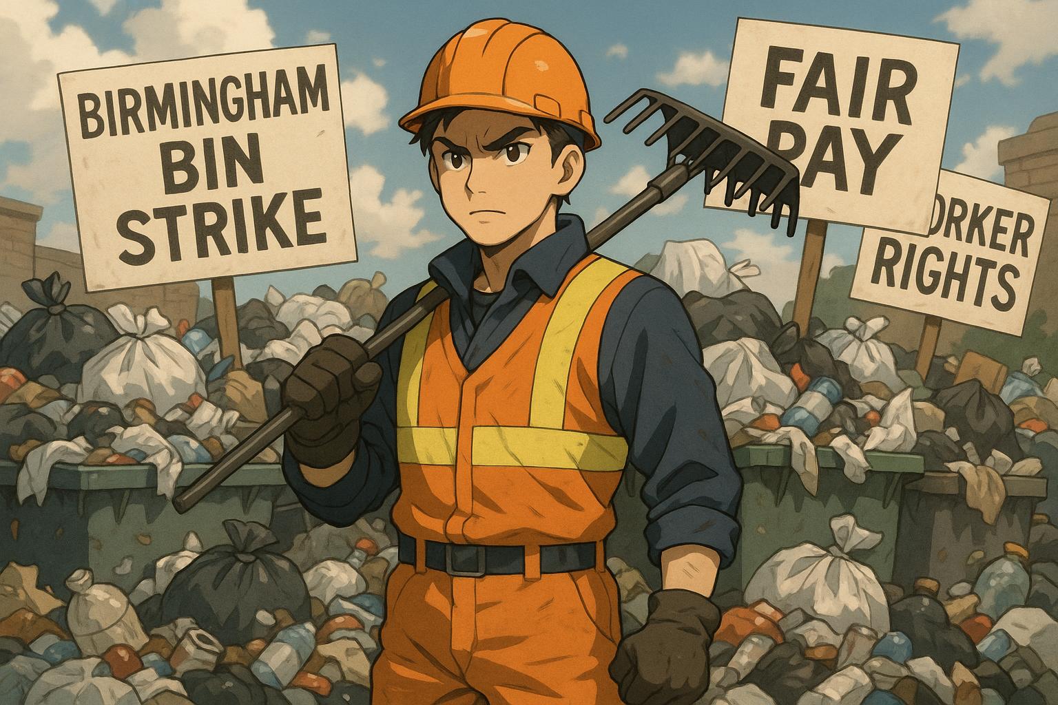 Birmingham bin strike escalates as 12,800 tonnes of rubbish pile up after 11 weeks