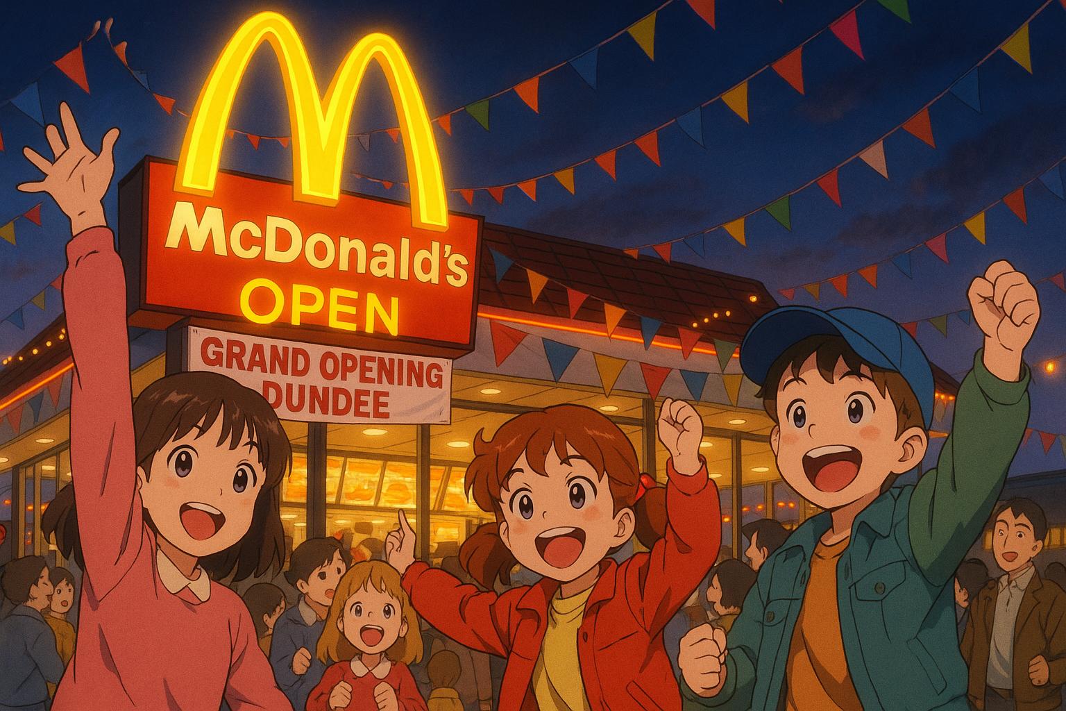 Dundee’s first McDonald’s turns 35, sparking nostalgia and shaping Scottish family life