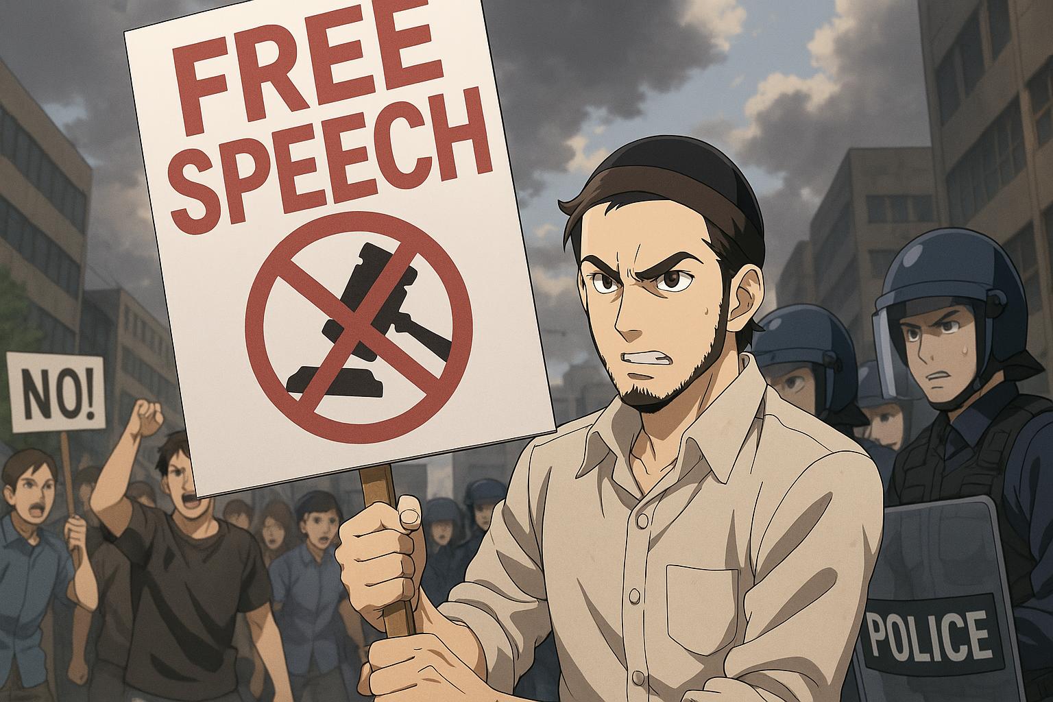 Met police drop charges over anti-Hezbollah sign amid free speech debate