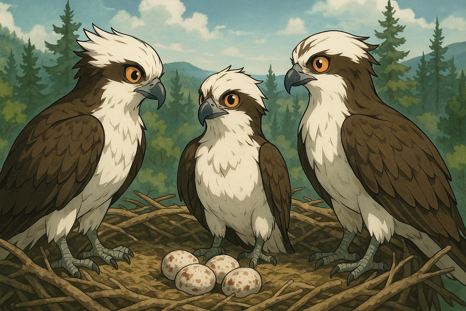 Osprey love triangle challenges monogamy norms in Scottish Borders