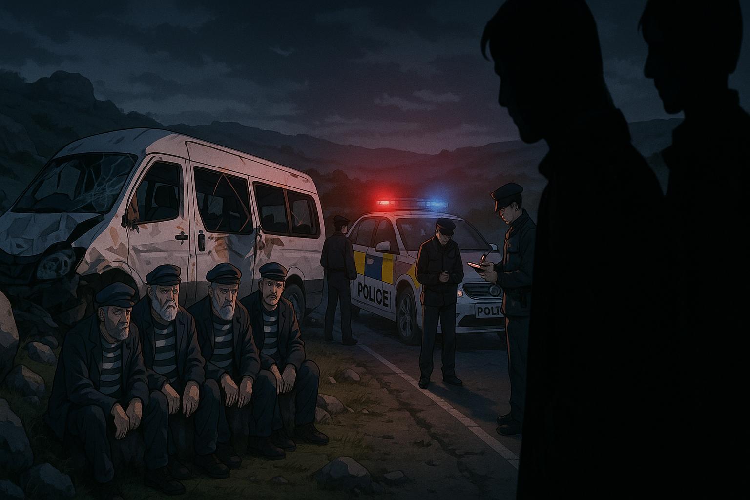 Six members of The Old Time Sailors arrested in human trafficking probe after minibus crash