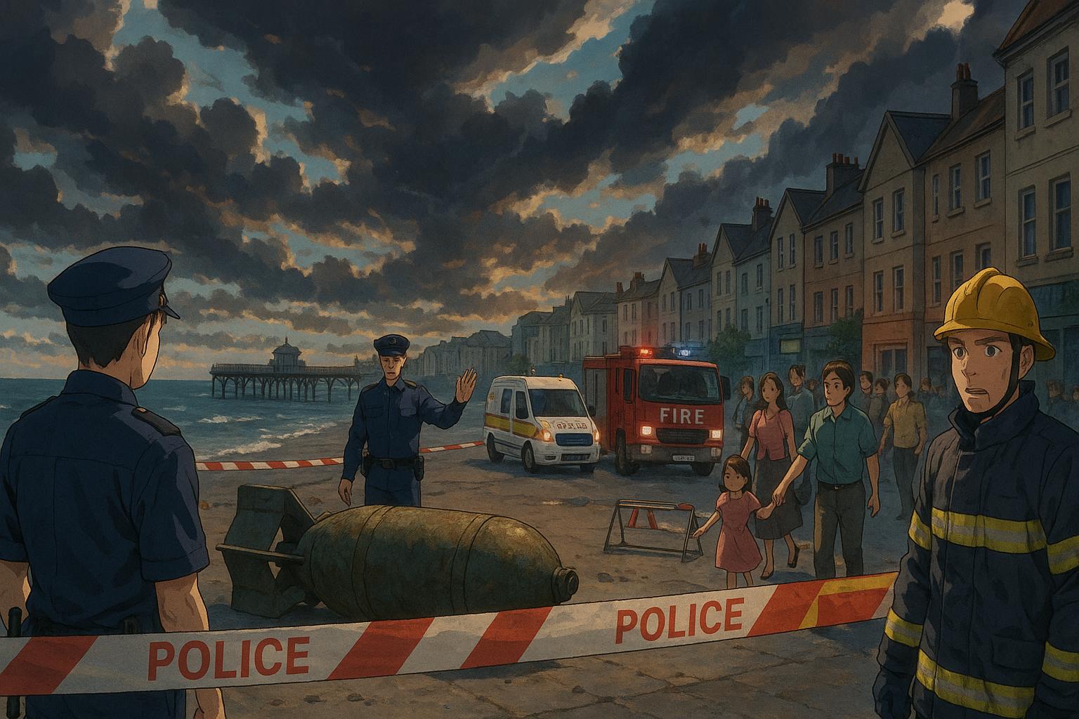 Teignmouth evacuated again after suspected World War II bomb found near pier