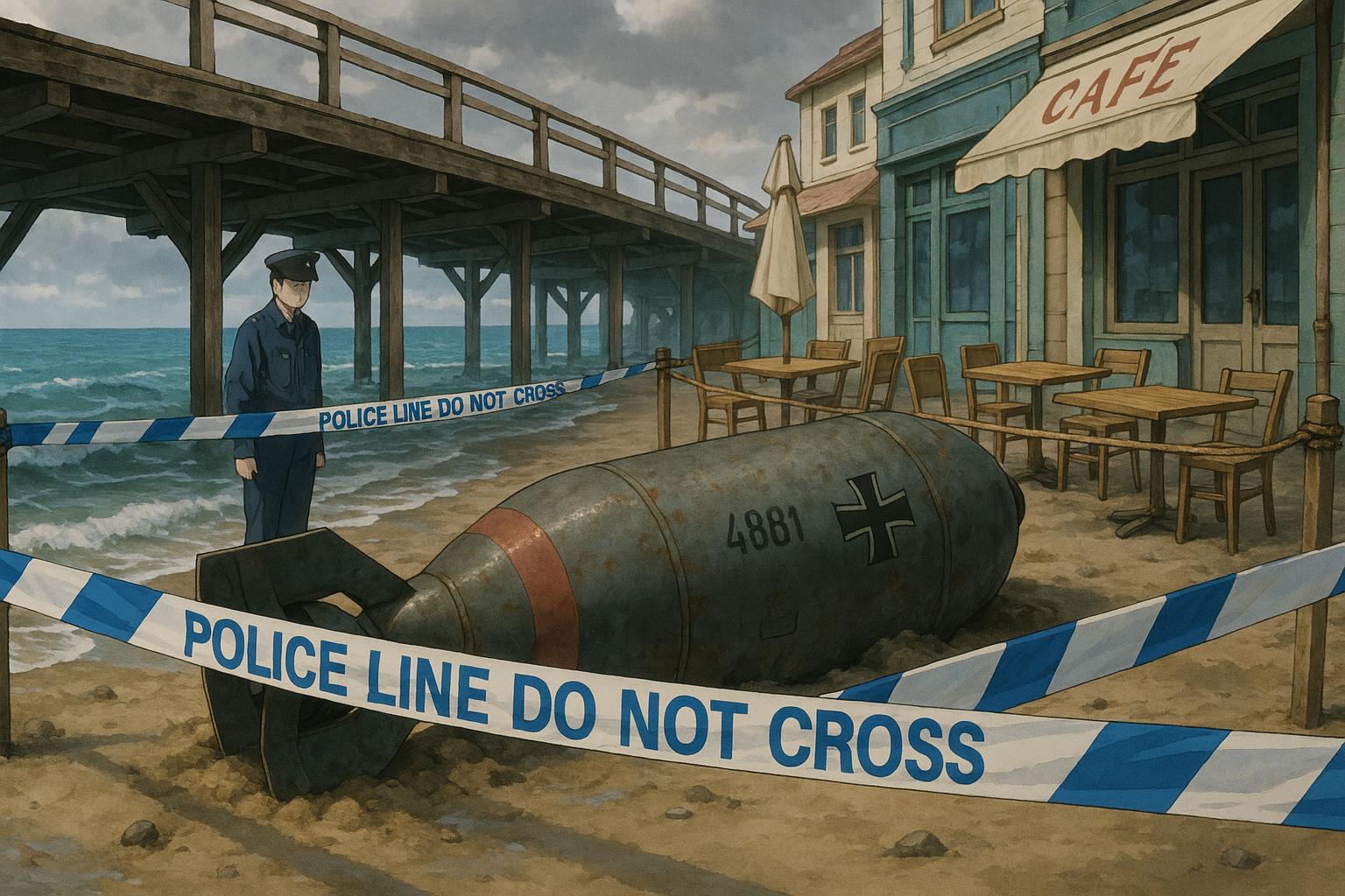 Teignmouth pier evacuated after suspected WWII bomb discovery sparks renewed safety fears
