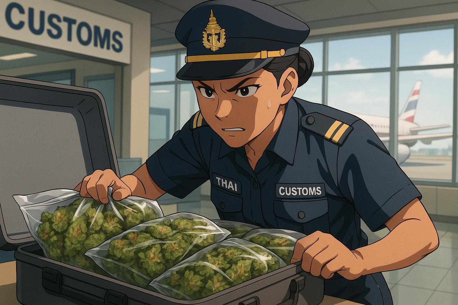 Thailand cracks down on rising cannabis smuggling amid tourist arrests