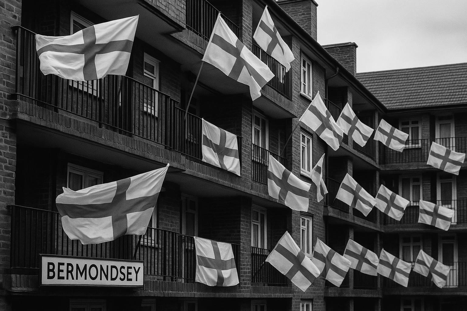 Kirby Estate's flag feud tests England’s most patriotic community spirit