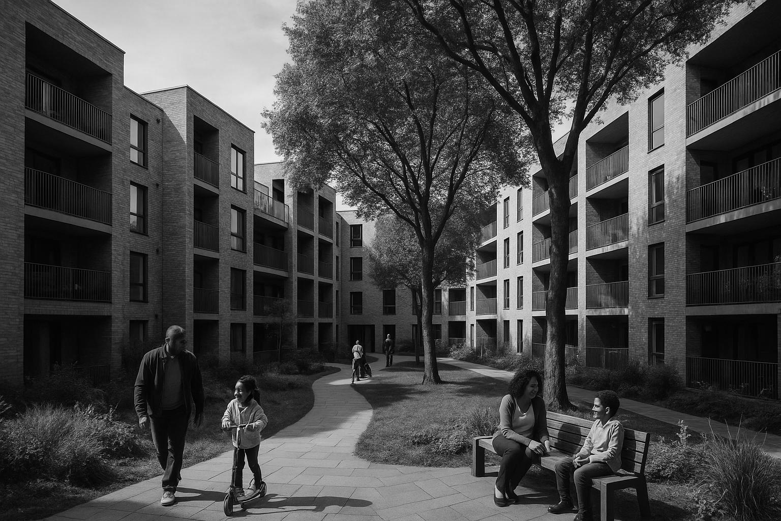 Tower Court sets new standards in affordable family housing with award-winning design