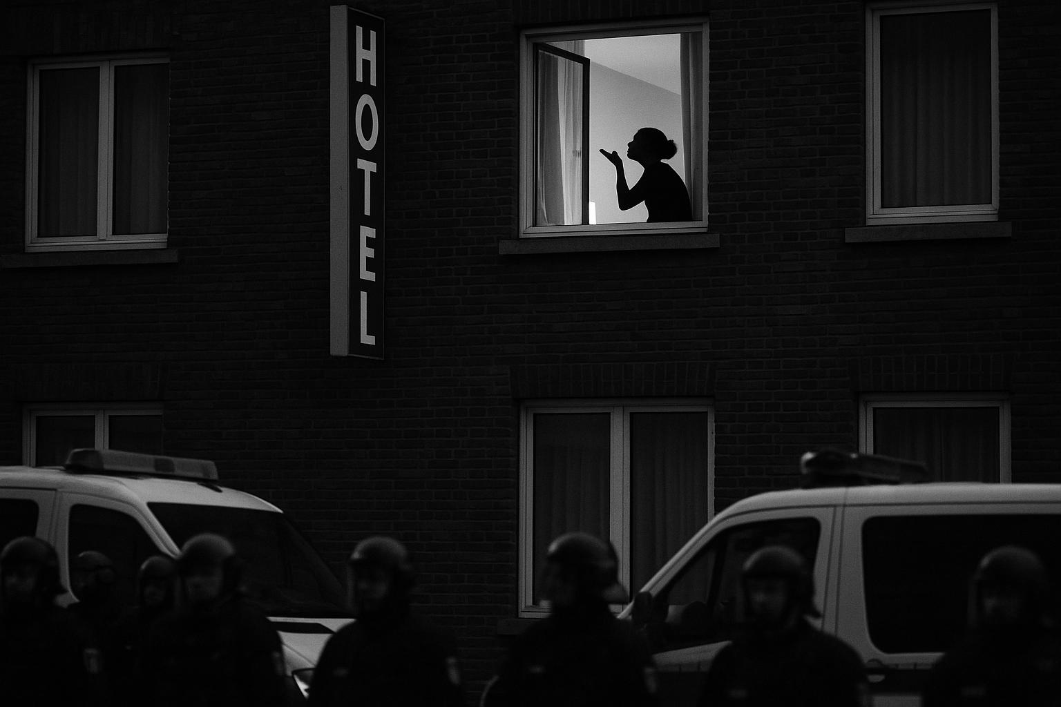 Community forms protective cordon around Islington asylum hotel as police brace for unrest