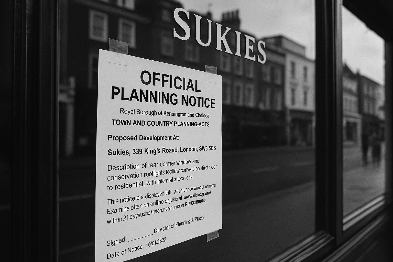 Raffles Chelsea basement plan sparks licensing fight and threatens Sukies on King's Road