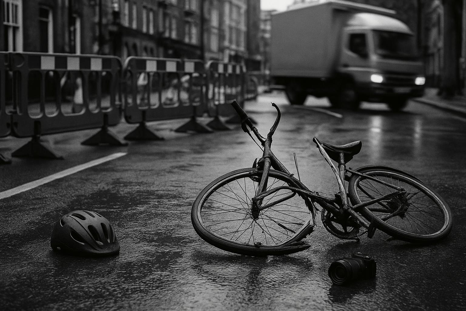 Cycling Mikey returns to scene and blocks motorists amid debate over vigilante road safety