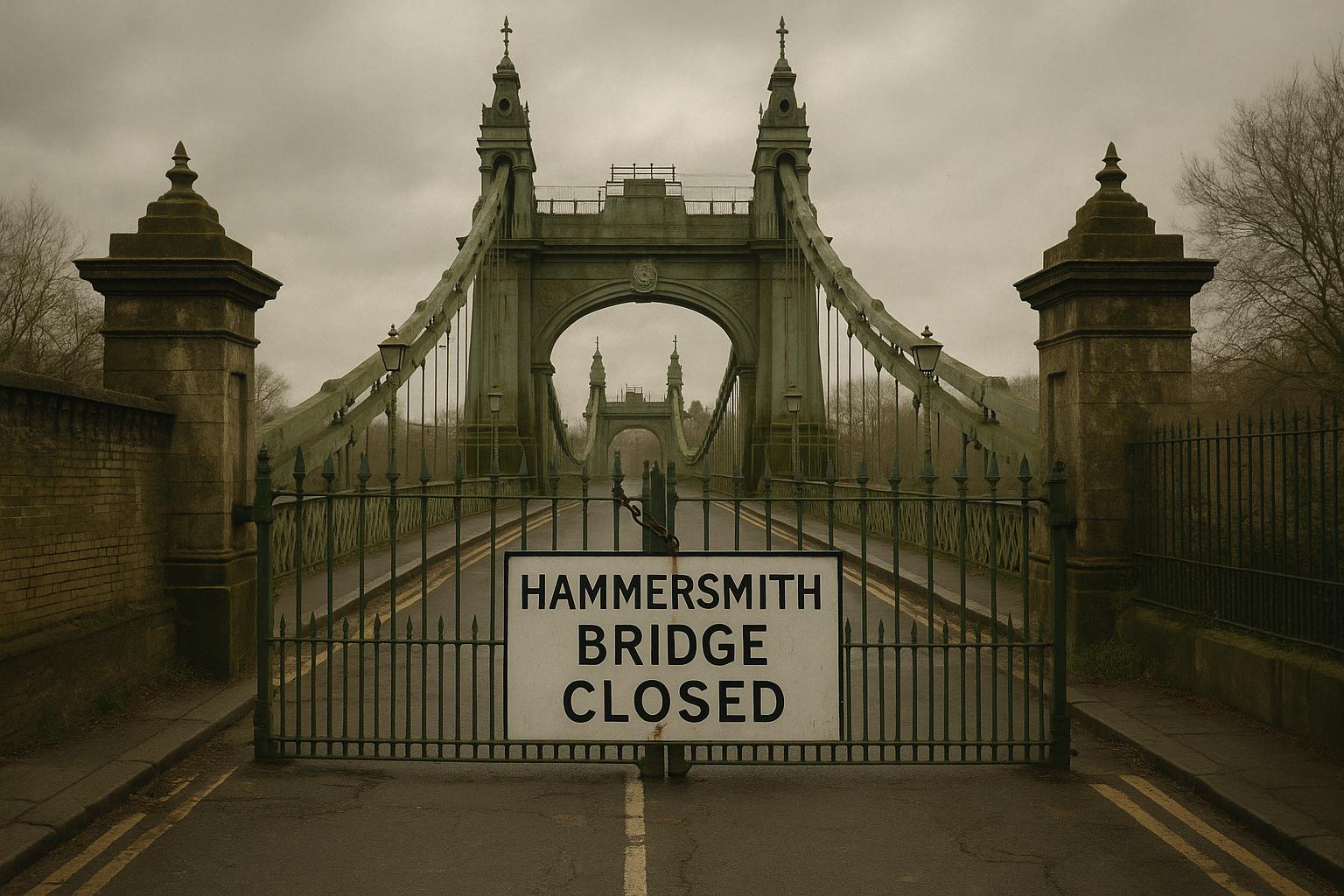 Hammersmith Bridge closure drags on, sparking debate on future funding and access