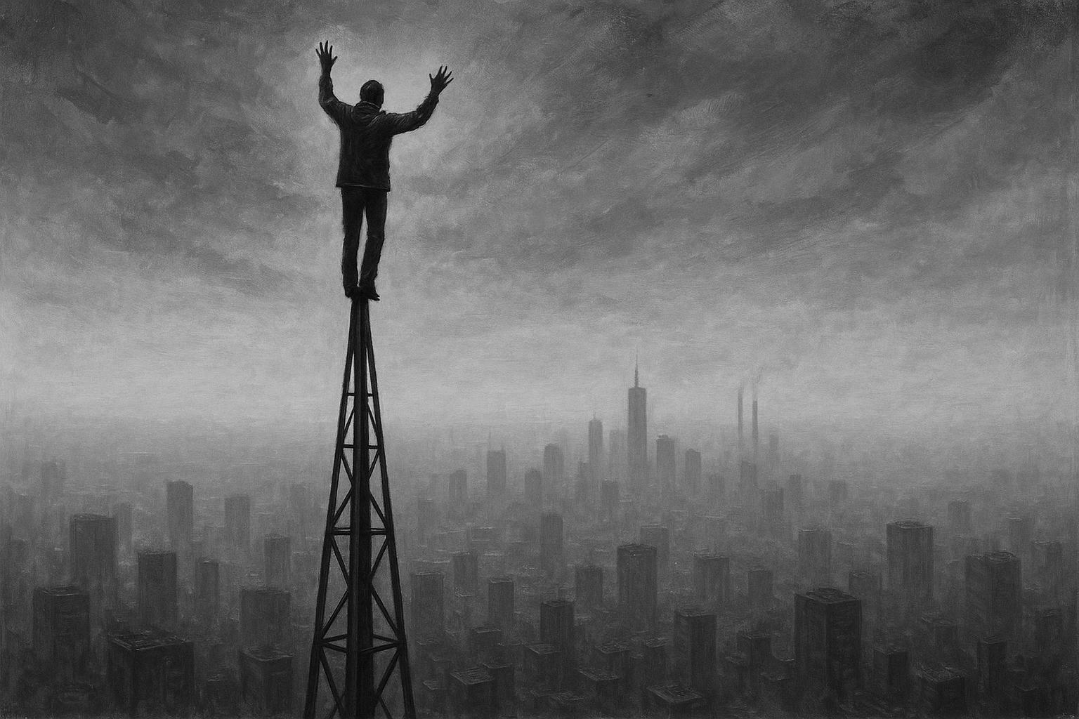 George King, the Shard Climber, uses daring stunts to raise climate change awareness post-prison