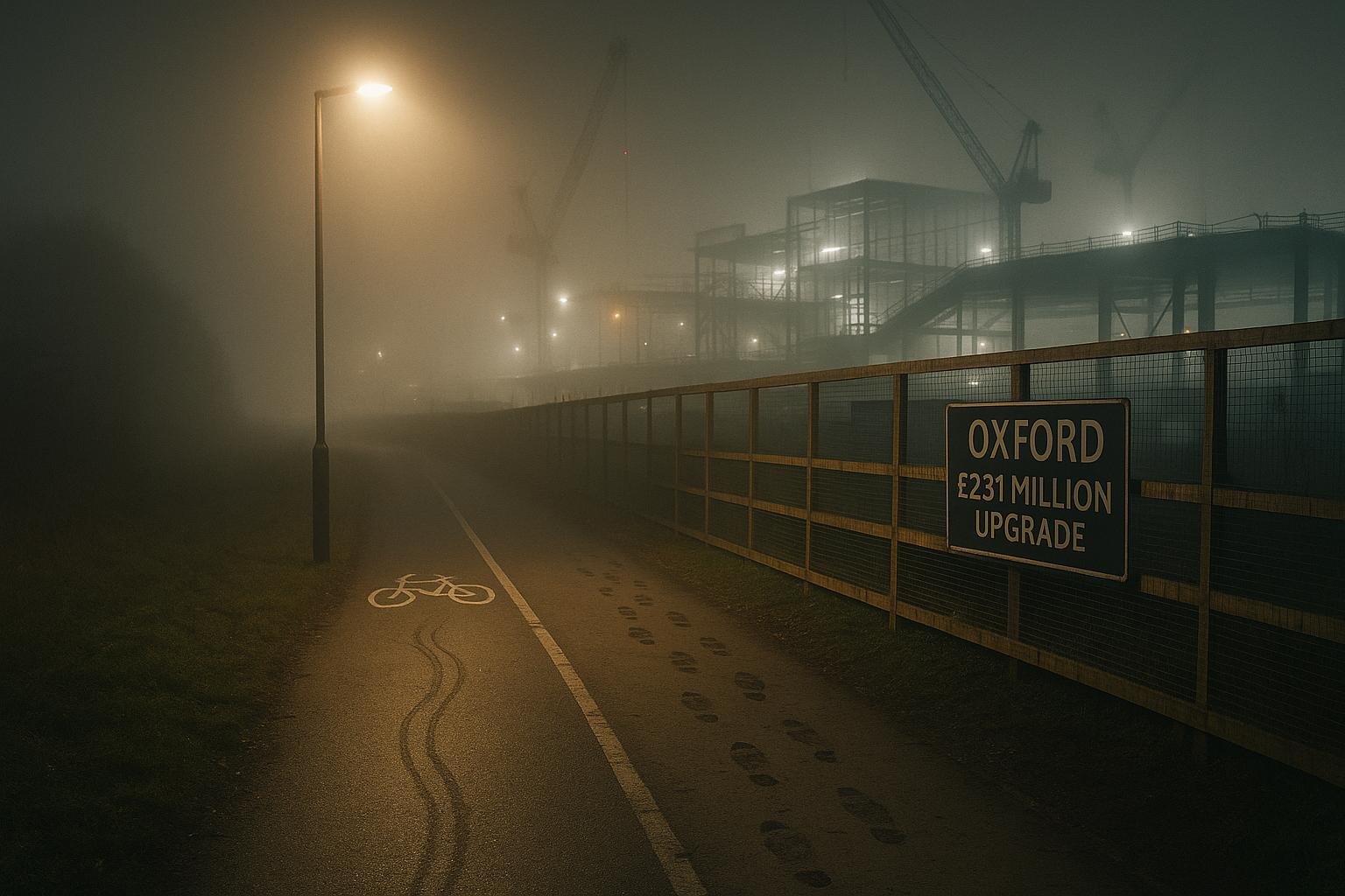 Oxford upgrades face safety challenges as police step in to enforce new cycle walkway