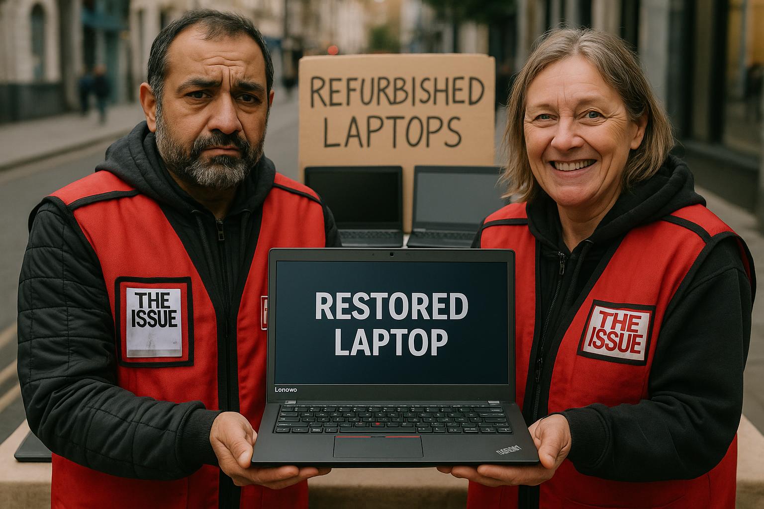 Big Issue and Lenovo boost digital inclusion with refurbished laptops for UK charities