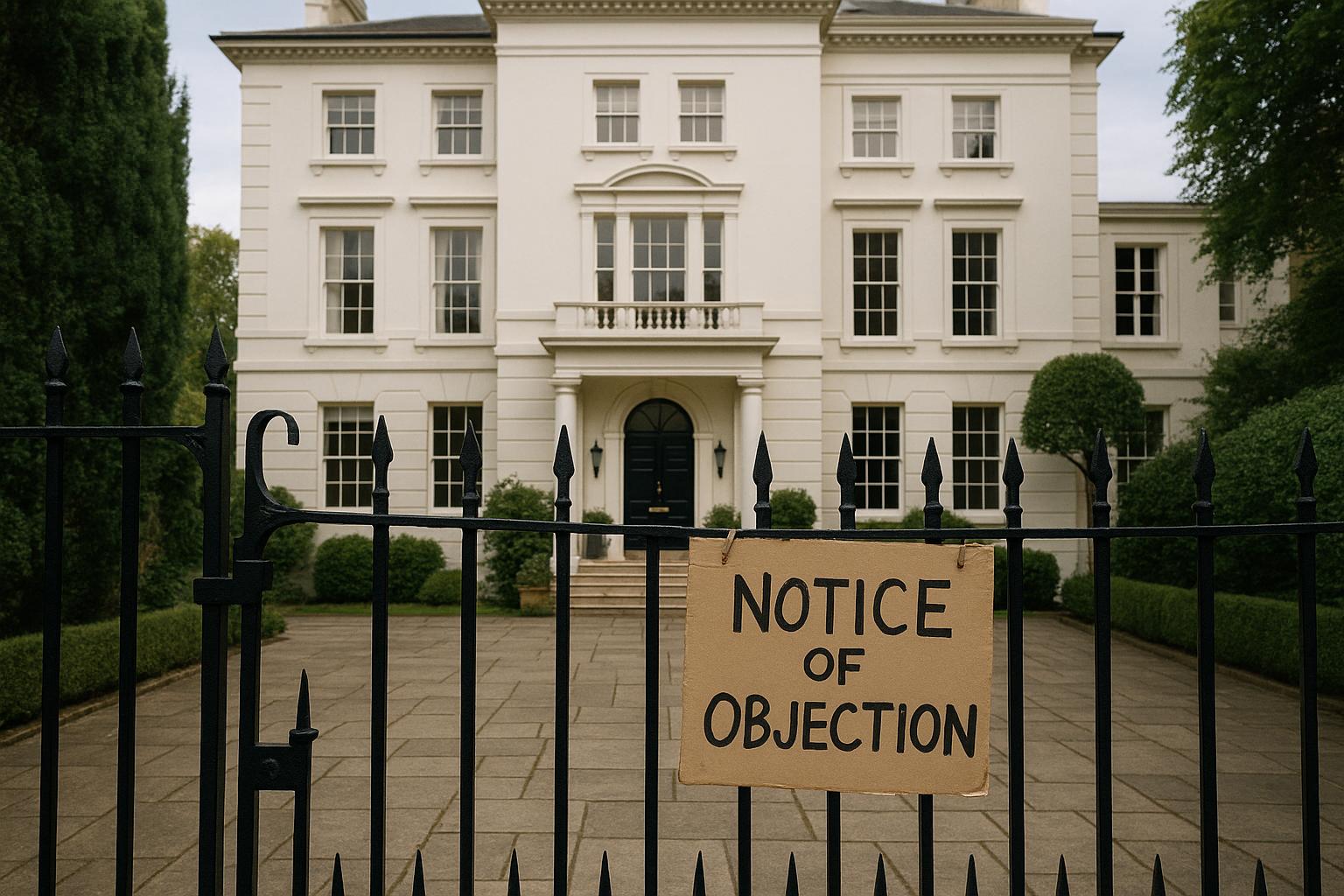 James Corden faces neighbour backlash over London mansion modifications and plans for new outbuilding