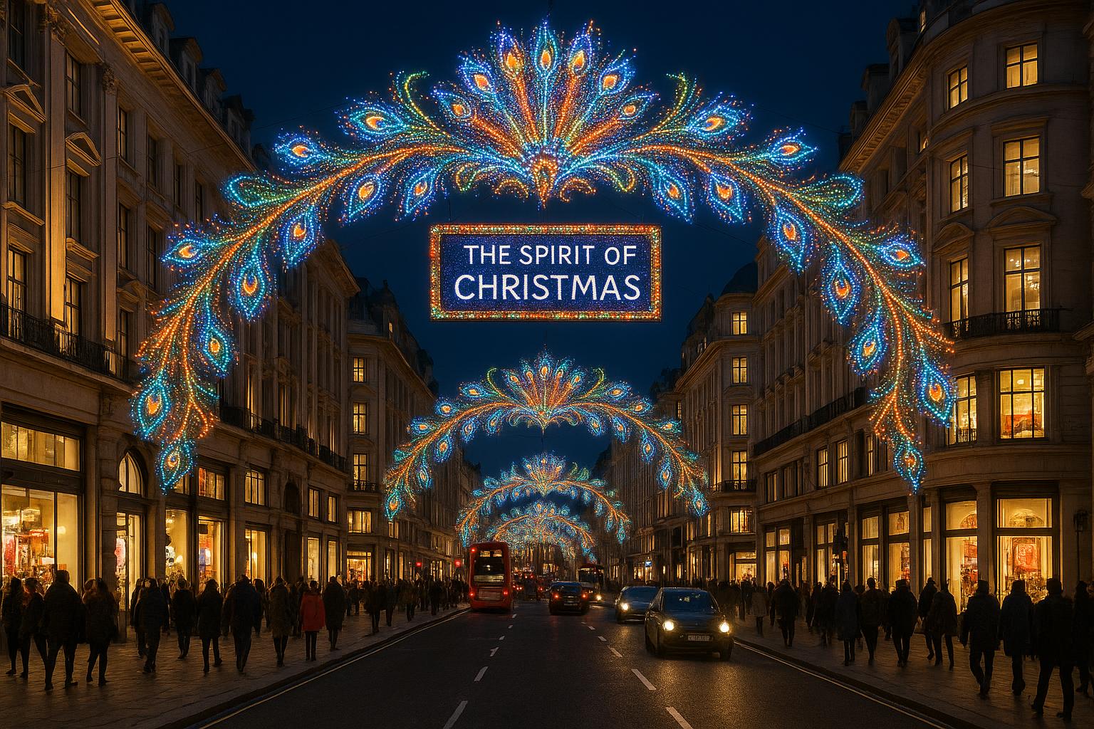 London’s West End unveils its largest and most sustainable Christmas light display to date