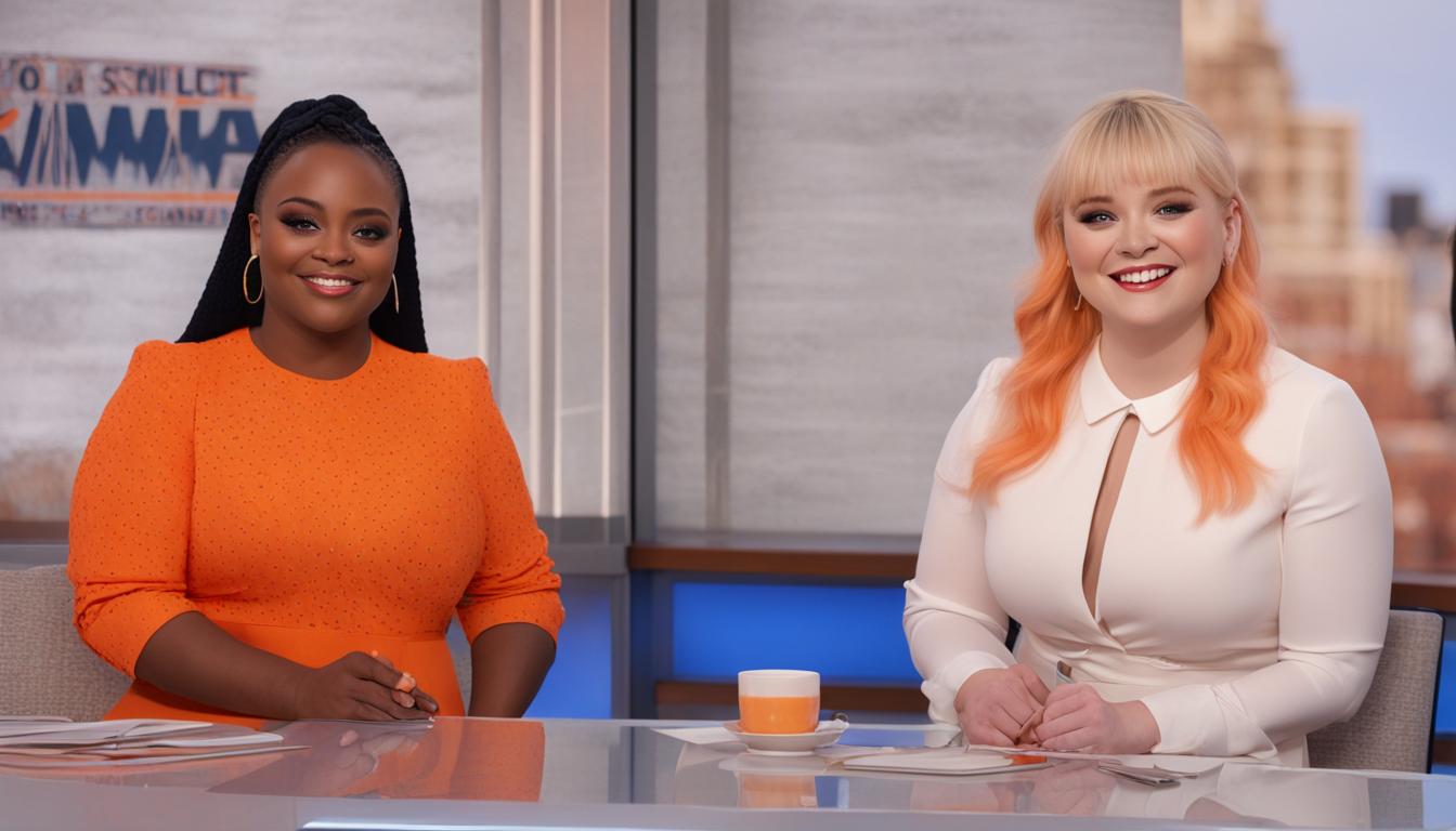 Bridgerton stars Simone Ashley and Nicola Coughlan showcase stylish ensembles on 'Good Morning America'