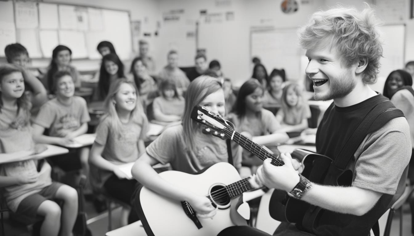 Ed Sheeran Surprises Fairlight Primary School with Mini Concert