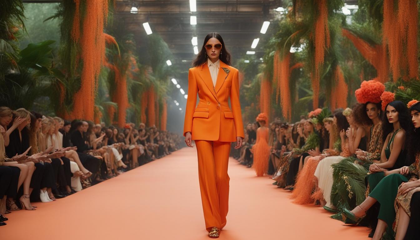 Gucci unveils debut cruise collection by new creative director at London's Tate Modern