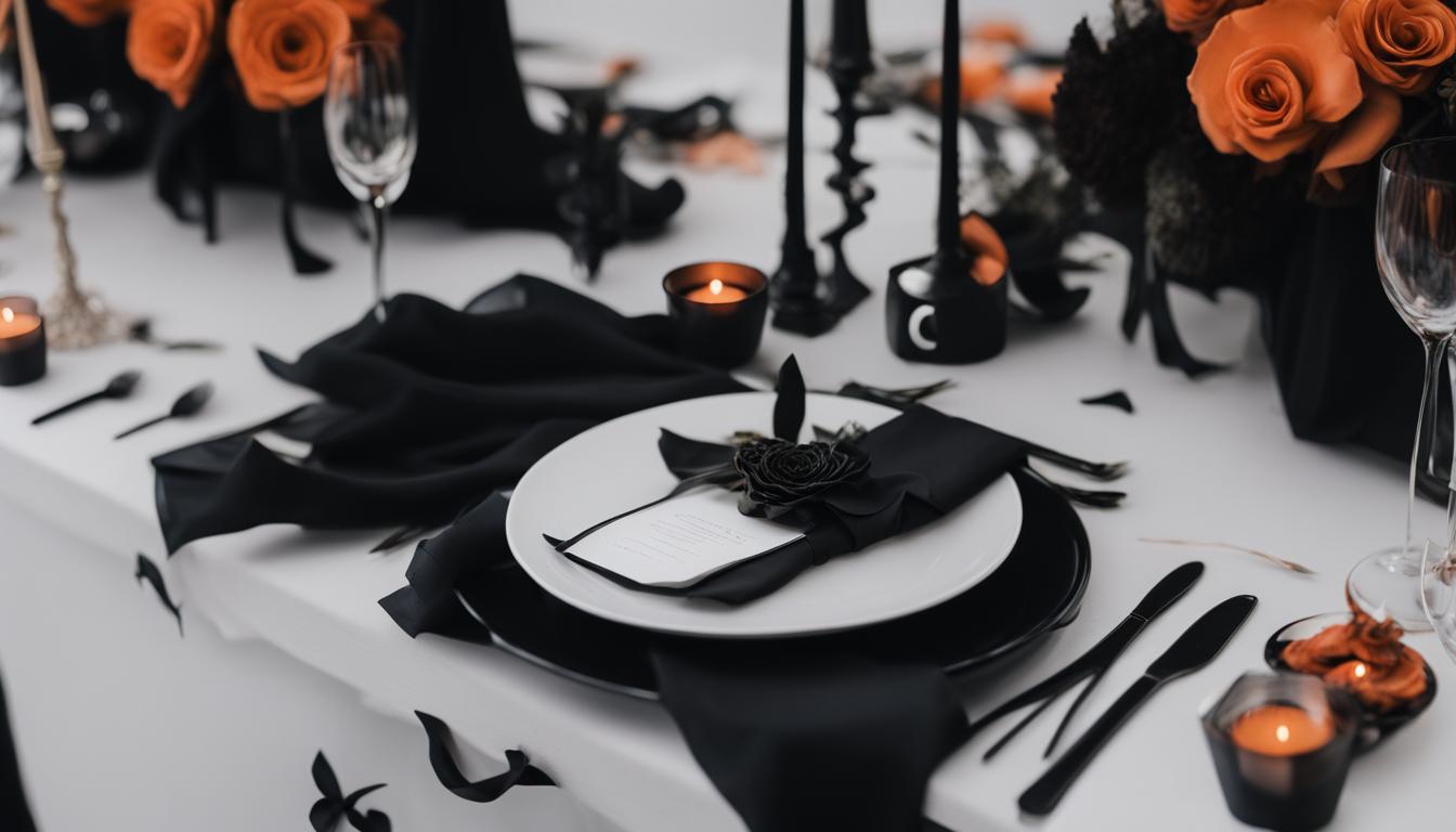Indiana couple hosts goth-themed 'Hallowedding' with black wedding dress and unconventional elements