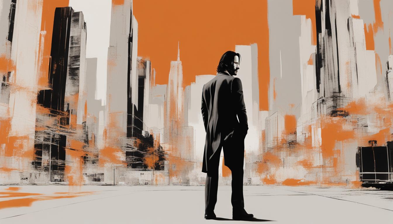 Keanu Reeves films scenes for 'Outcome' directed by Jonah Hill in LA