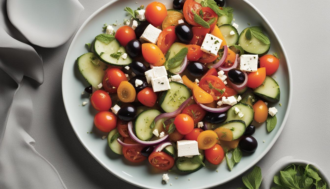 Grilled Greek Salad Recipe by Elena Silcock: A Delicious and Healthy Main Course Option