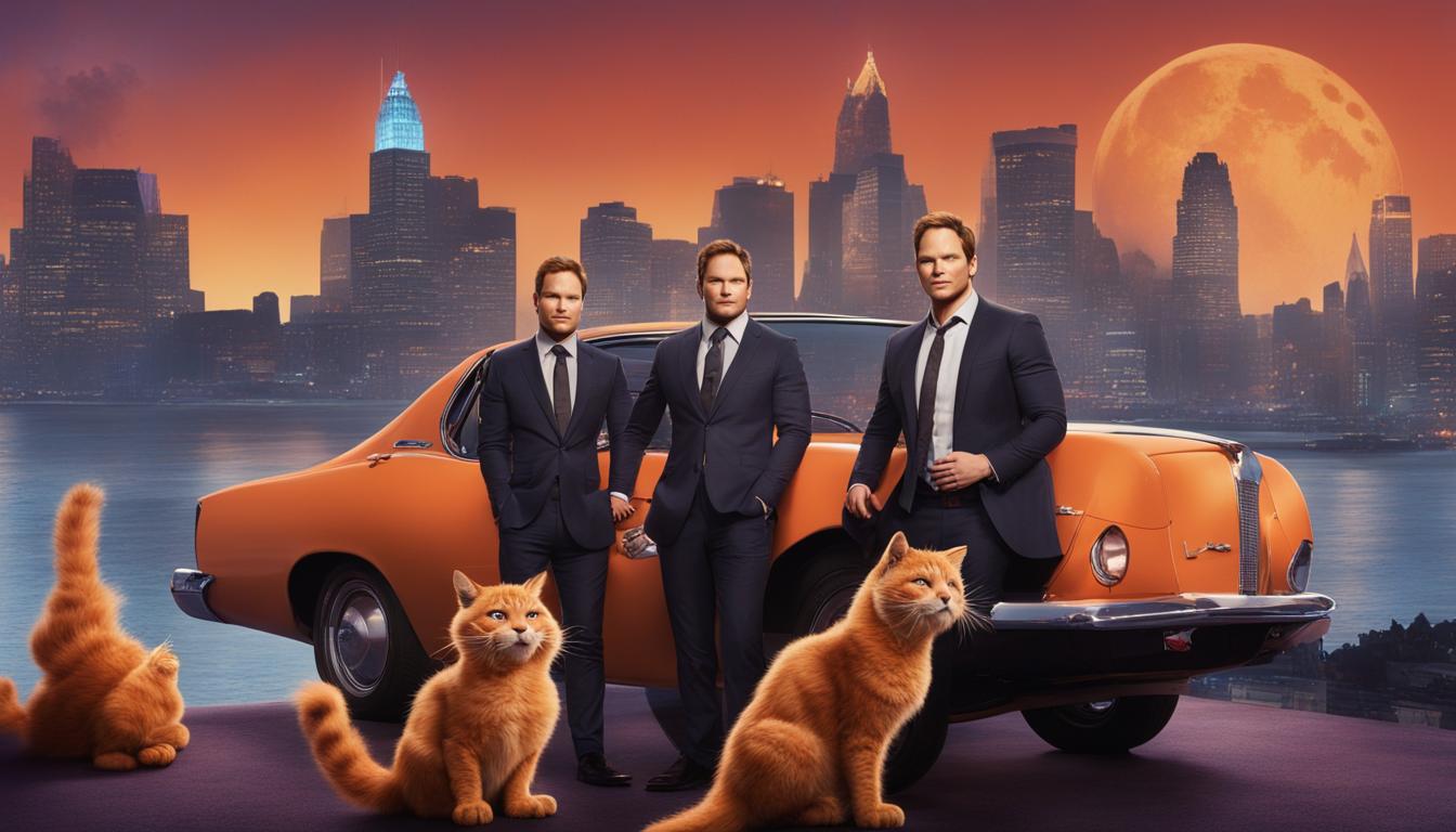 Chris Pratt Voices Garfield in New Film Premiered at TCL Chinese Theatre