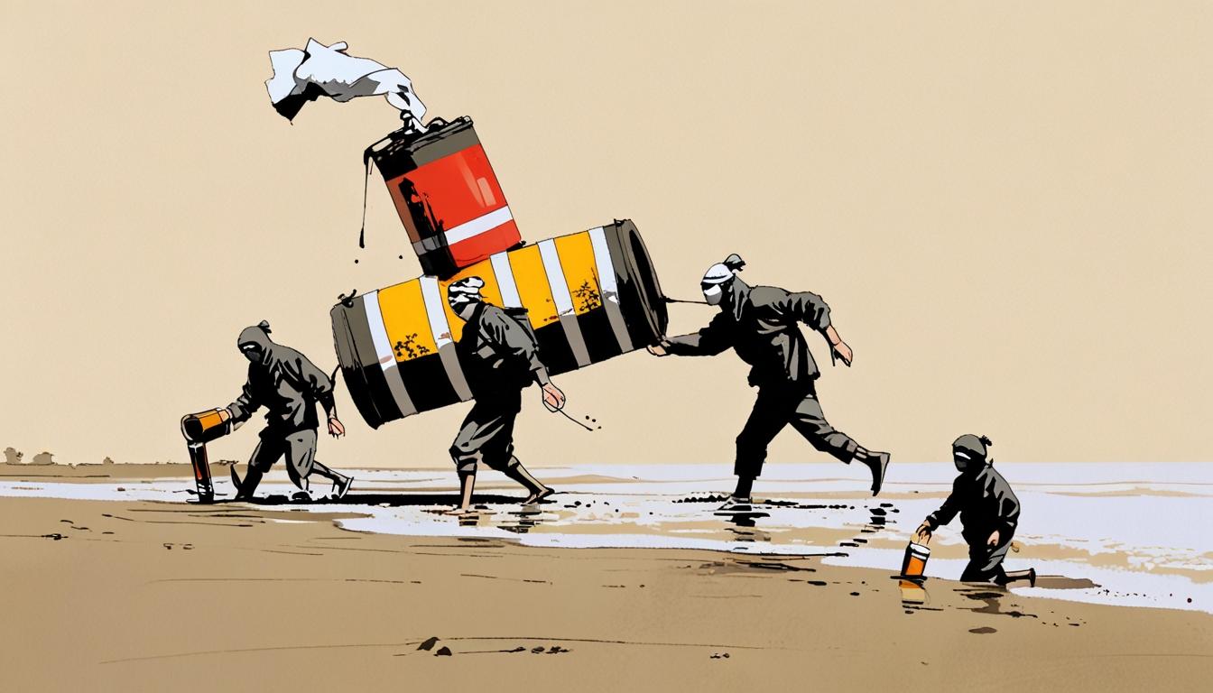 Banksy's 'Crude Oil (Vettriano)' to be auctioned for up to £5 million