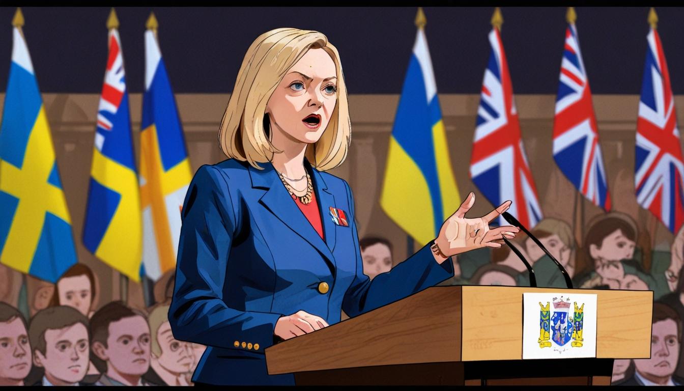 Liz Truss addresses Ukraine conflict and free speech concerns at CPAC