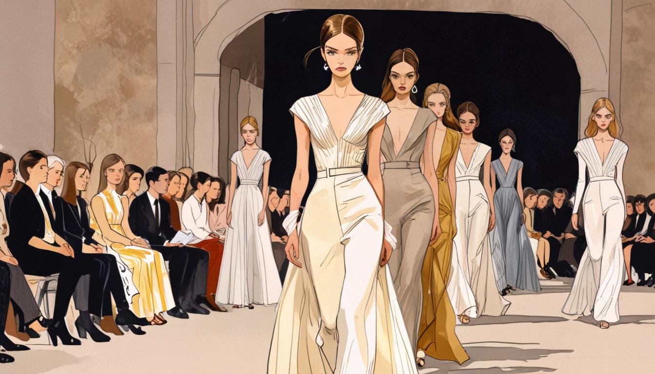 Emilia Wickstead draws inspiration from Hitchcock at London Fashion Week