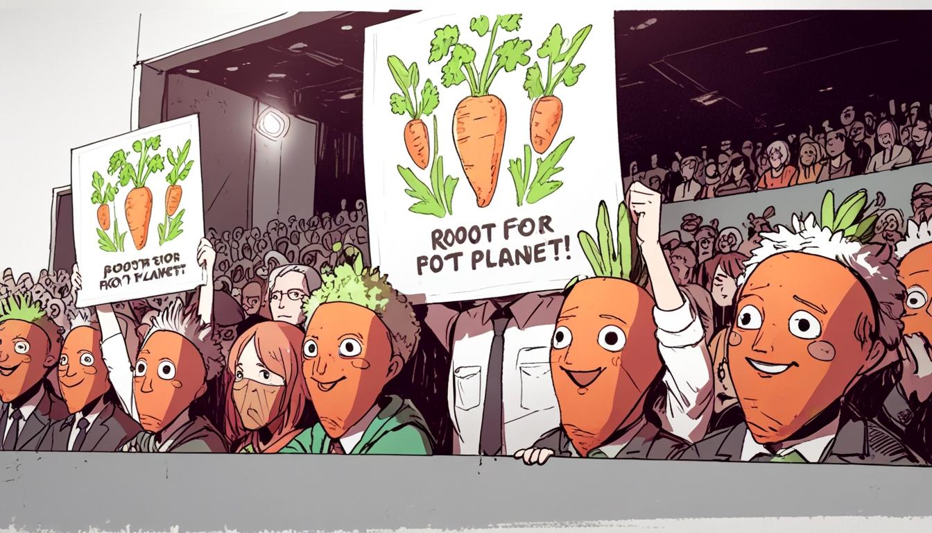 Protest at NFU conference calls for shift to plant-based farming
