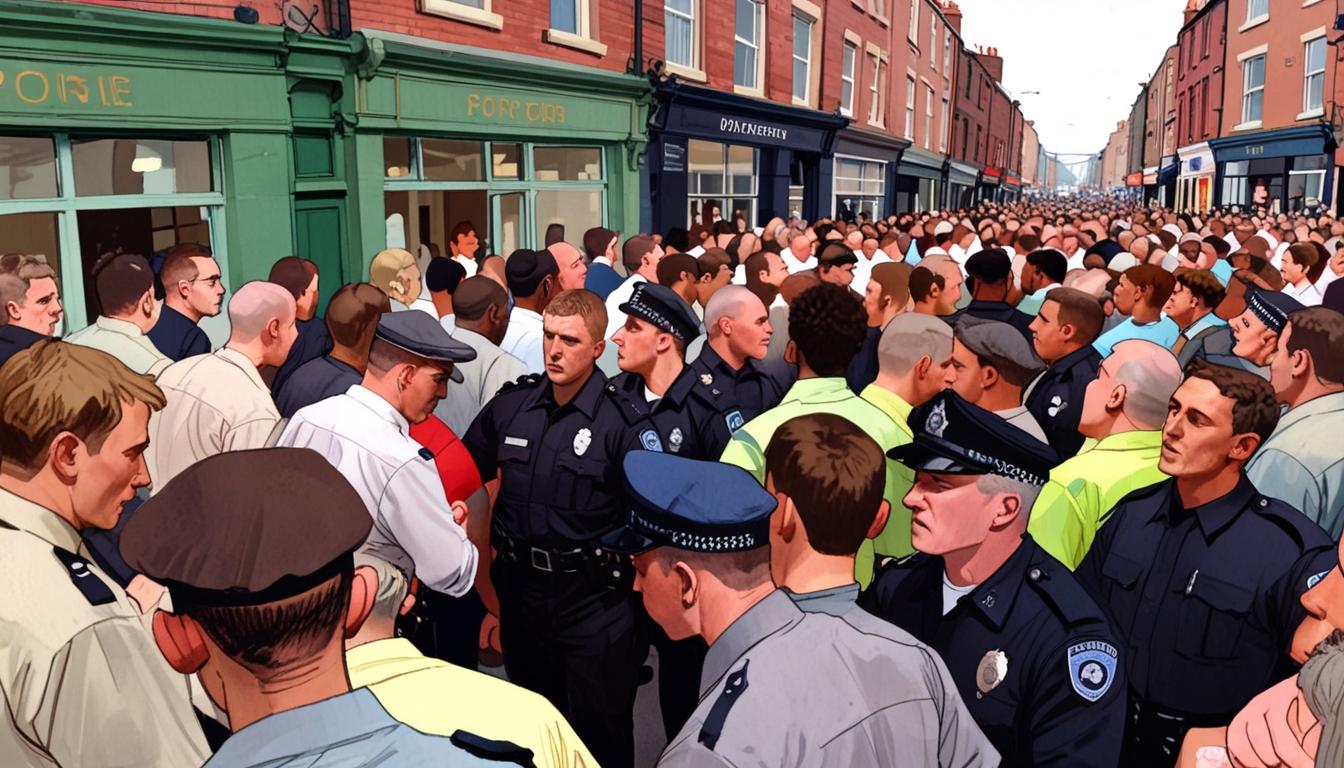Brawl between police and locals in Gateshead leads to six arrests