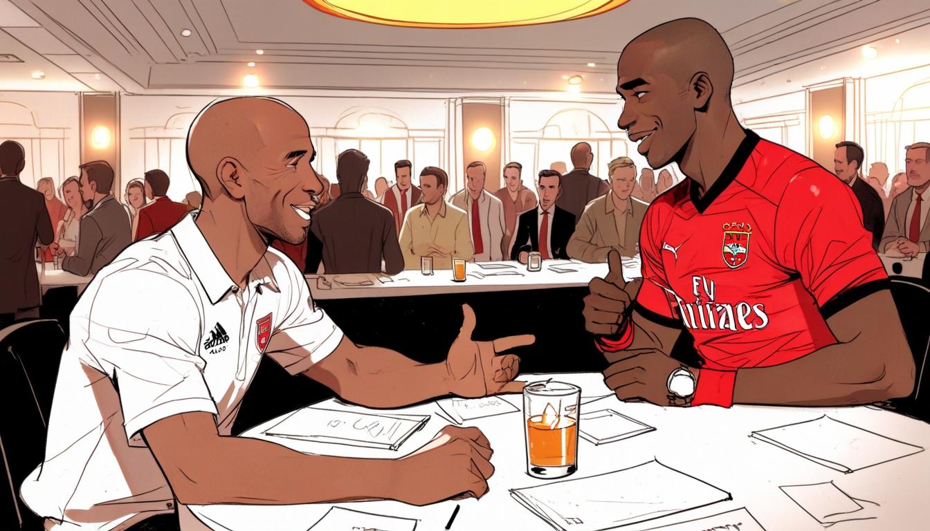 Dennis Bergkamp honoured at Football Writers’ Association event