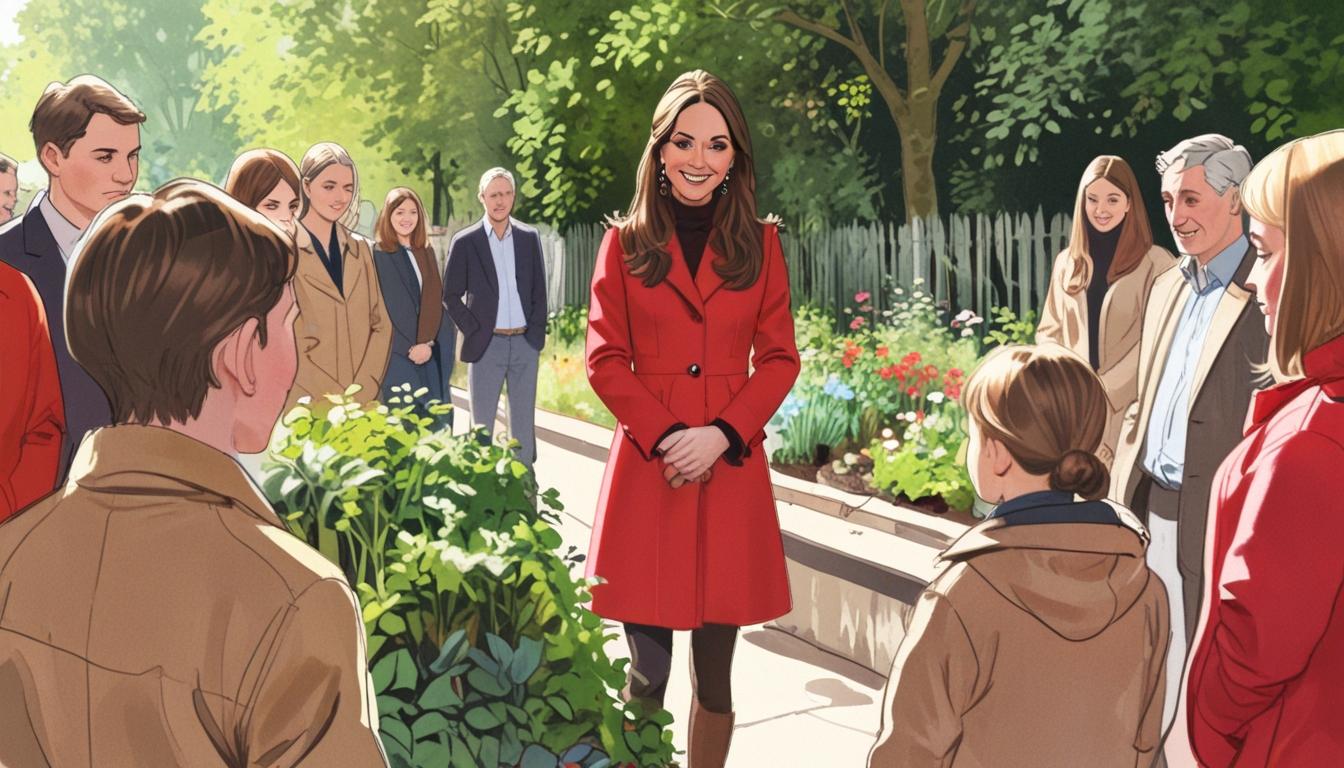 Princess Kate visits Pontypridd community garden ahead of St David's Day