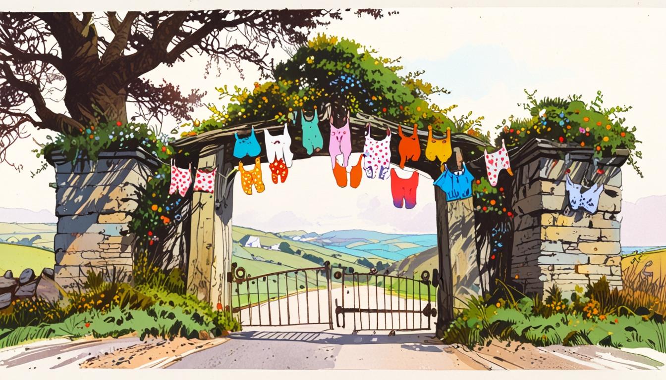 Cornish farmer perplexed by mysterious bra appearances